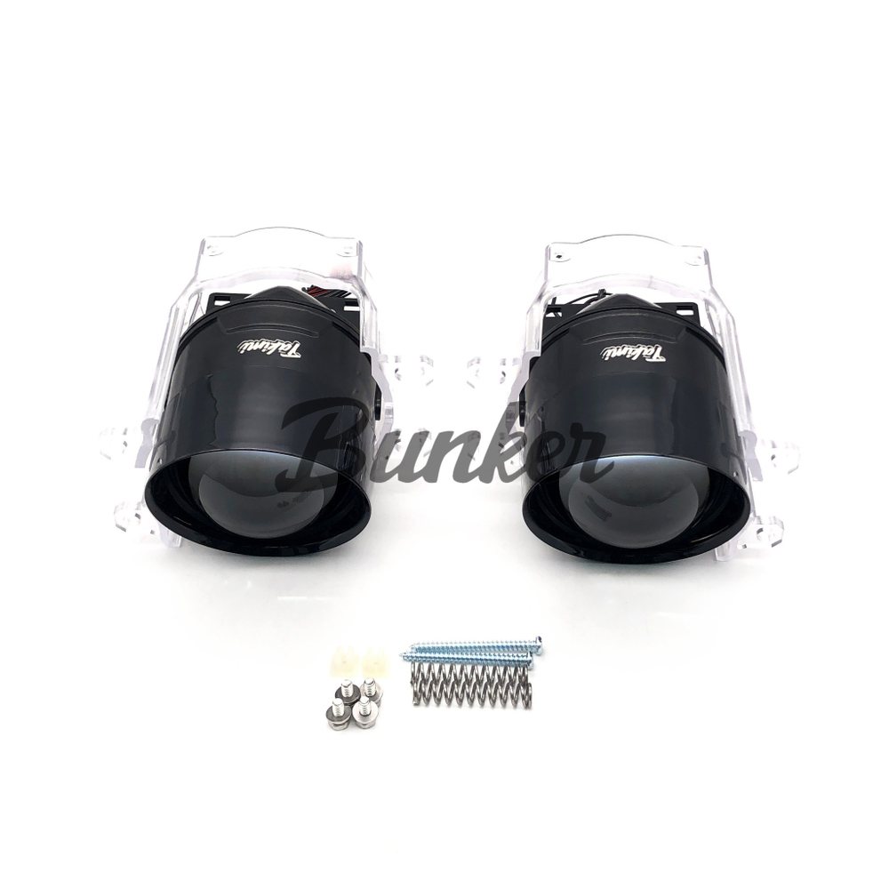 Светодиодные линзы Bi-Led модули для ПТФ Toyota TaKiMi GTR FOG 3.0" 6000K 12V
