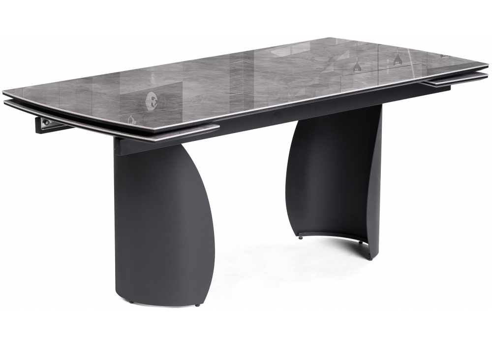 Керамический стол Woodville Готланд 180(240)х90х79 baolai, черный