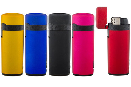 Зажигалки турбо с фонариком Oney JF-01 Джет  ( 20бл*25шт)