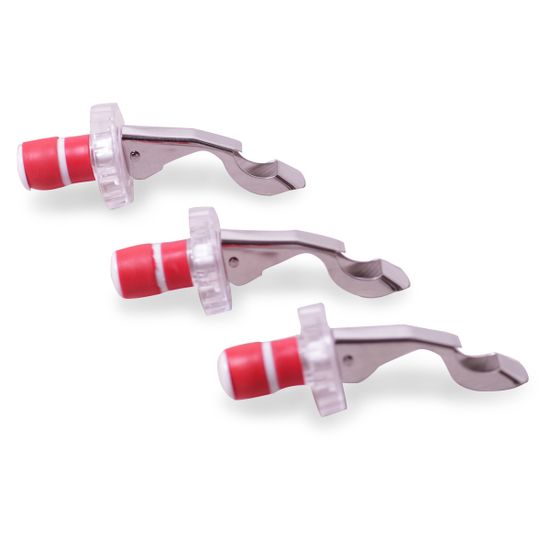 Комплект из 3 пробок для бутылок с открывалками Kamille KM-7782