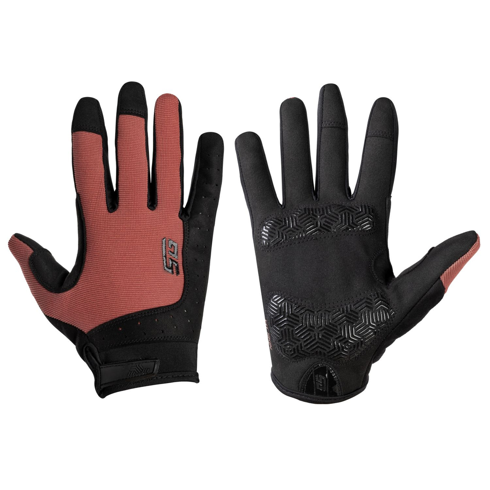 Перчатки полноразмерные STG Fit Skin, размер S, красный с черным