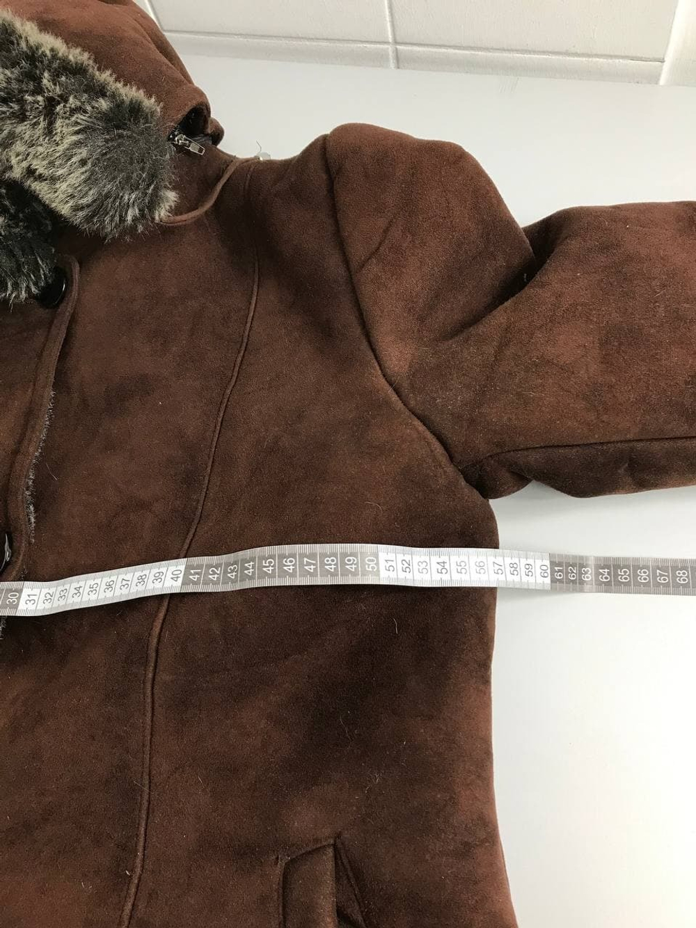 Дубленка Wu Yi зимняя 50-52 размер