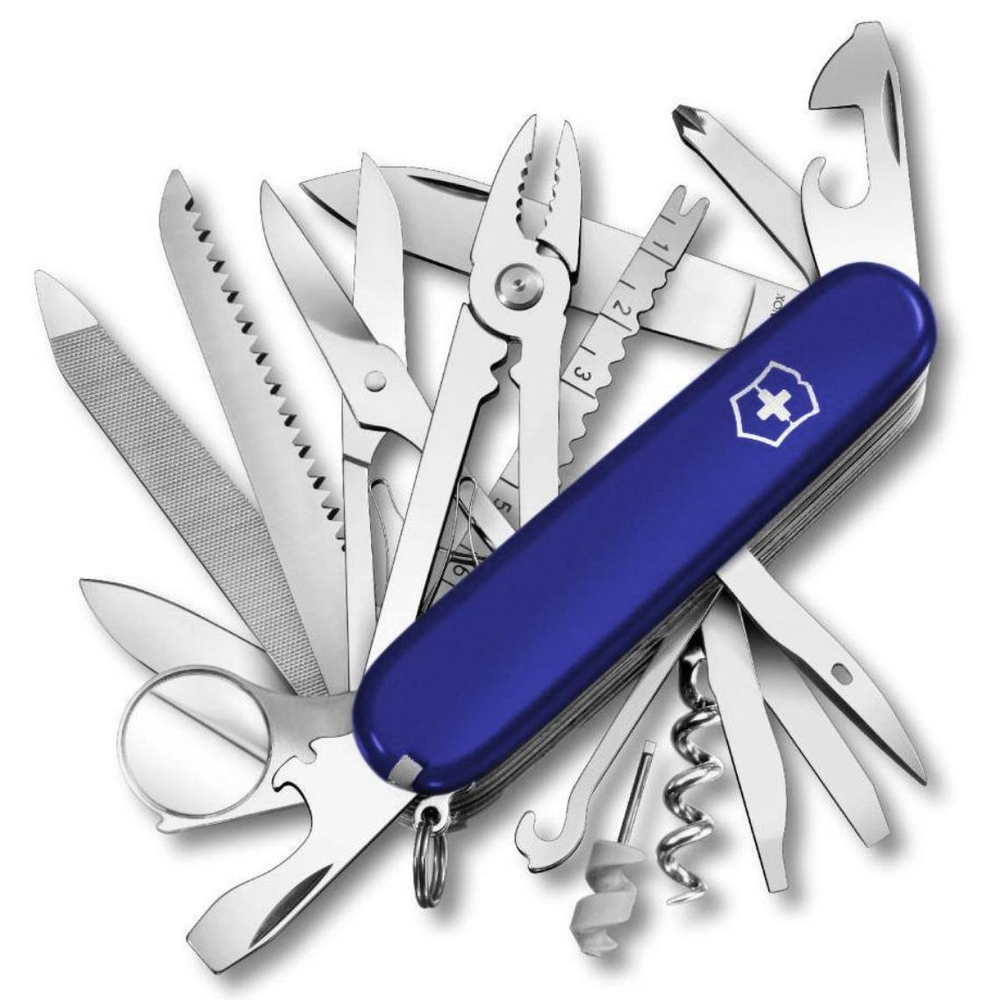 Нож Victorinox SwissChamp, 91 мм, 33 функции, синий