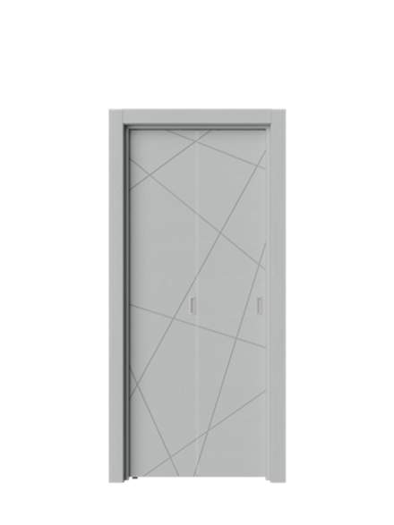 Межкомнатная дверь P1 со складной системой Book