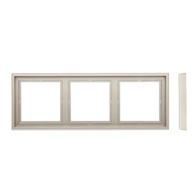 Рамка 3-местная LIREGUS MODERN K14-445-03.M/СH шампань