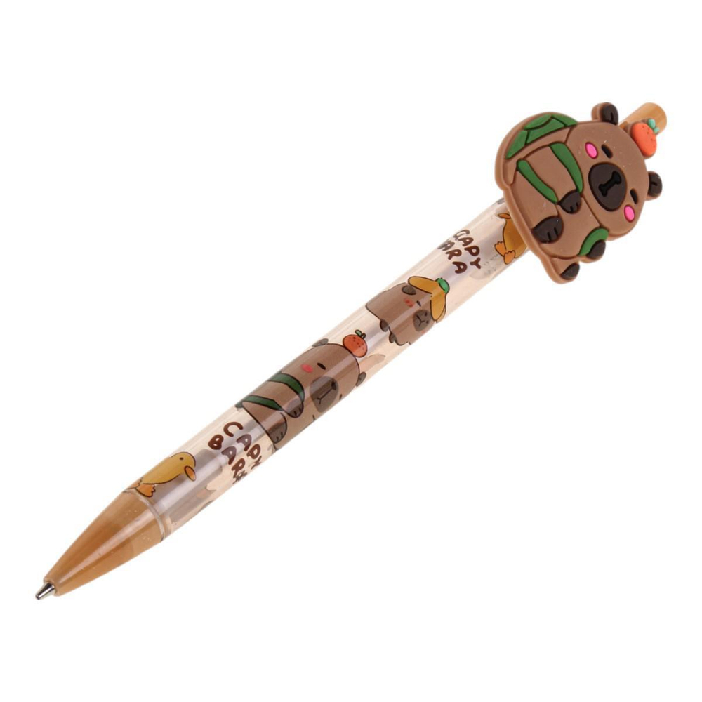 Карандаш механический "Капибара" 0,5мм, с игрушкой, 3 вида микс