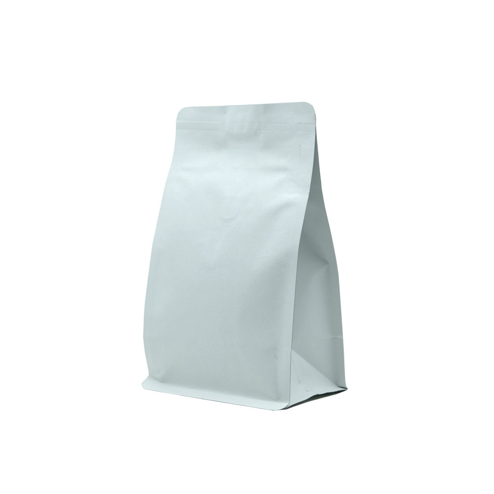 Пакет для кофе 0,25 кг (Квадропак — белый крафт)