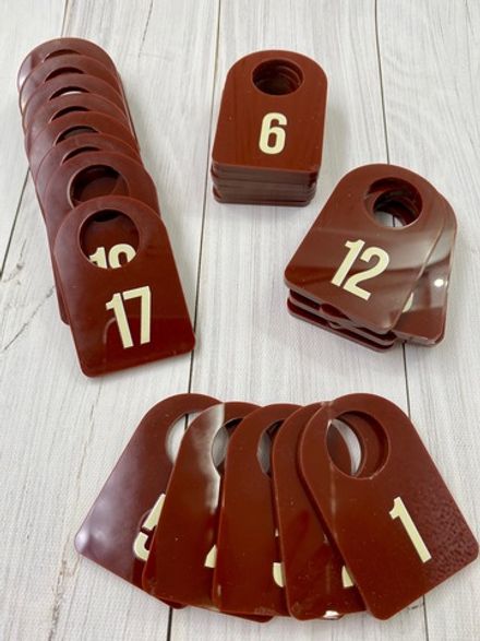 Номерок Гардеробный 40х60 (Комплект)