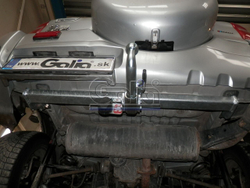 Фаркоп оцинкованный Galia T042C для Toyota Rav 4 2000-2006(паспорт и сертификат в комплекте)(без электрики)
