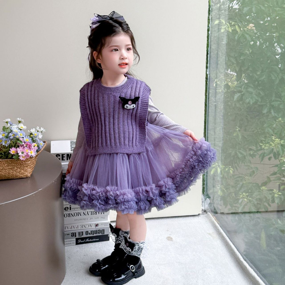 Детское платье с жилетом