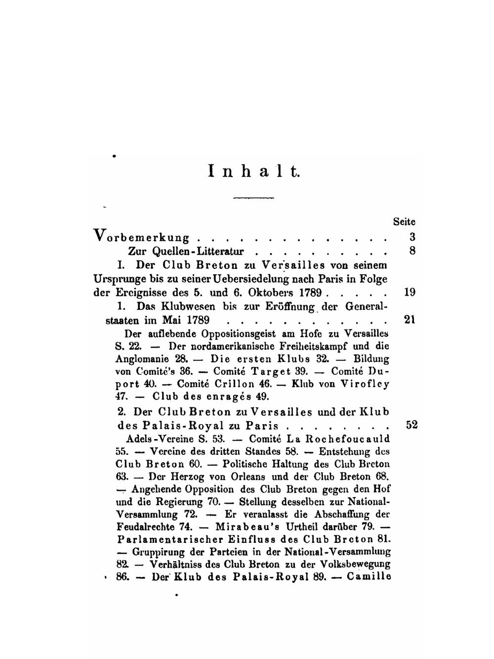 Der Jakobiner-Klub. Ein Beitrag Zur Geschichte Der Parteien Und Der Politischen Sitten Im Revolutions-Zeitalter. Volume 1 | J.W. Zinkeisen