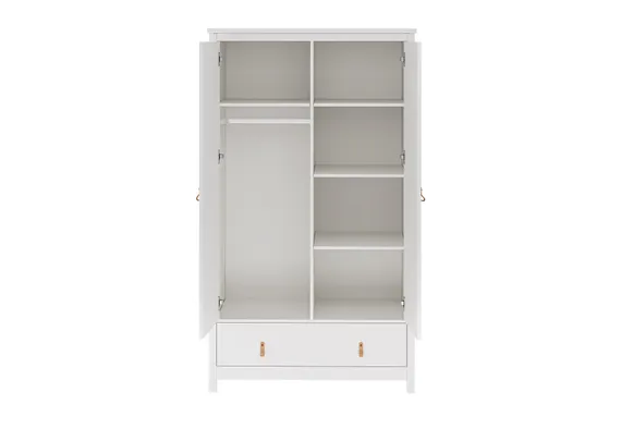 Шкаф Wood 2-х створчатый (белый)