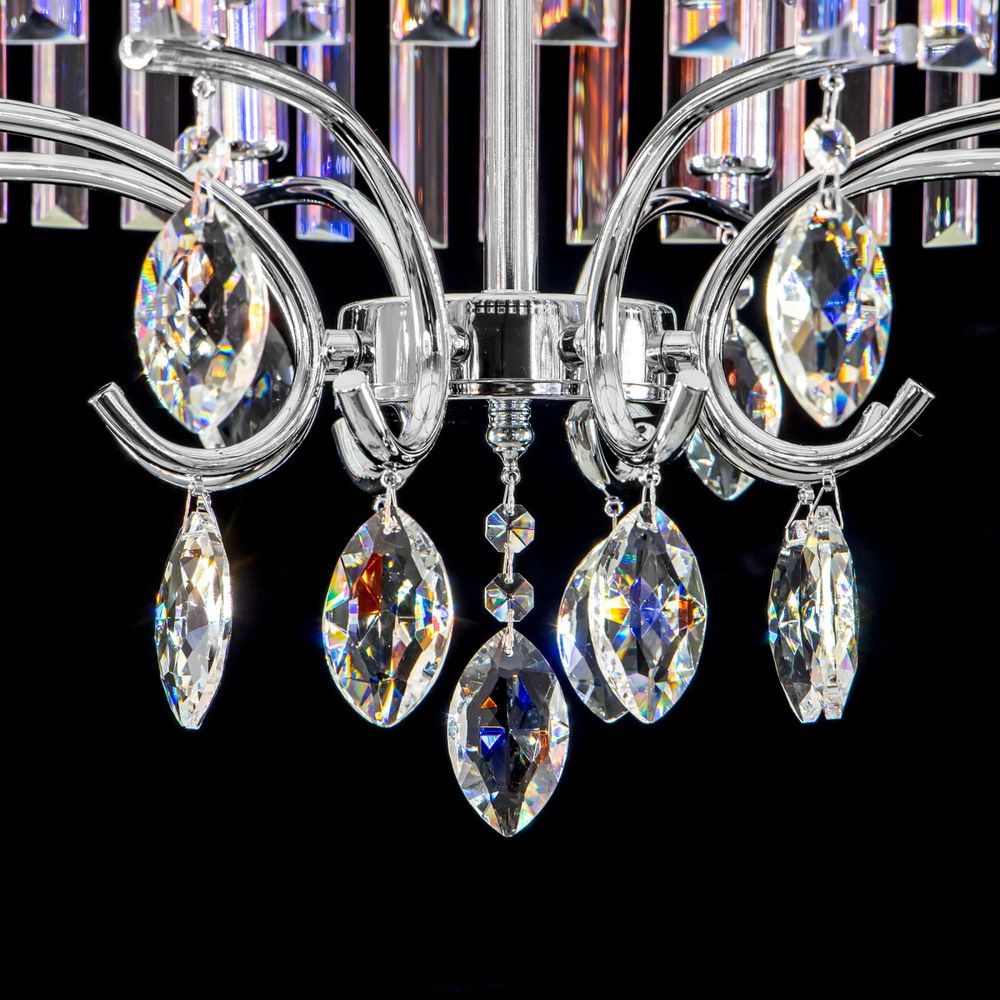 Citilux Инга CL335181 Люстра подвесная хрустальная Хром