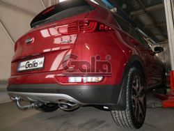 Фаркоп оцинкованный Galia H095A для Hyundai Tucson дорестайл 2015-2018, Kia Sportage 4 дорестайл 2015-2018(паспорт и сертификат в комплекте)(без электрики)