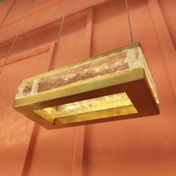 Подвесной светильник Cloyd PRIZM P1 / выс. 8 см - латунь (арт.10632)