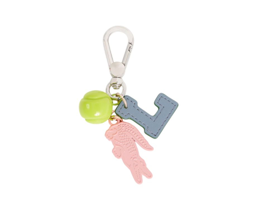 Брелок Lacoste Теннисные мячи Croodile L Charms Key Ring - steward clair/clay