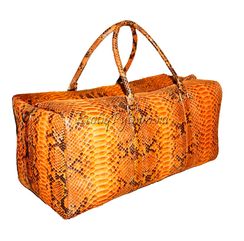 Дорожная сумка из кожи питона BG-205