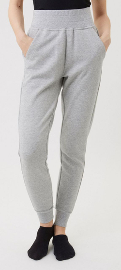 Женские теннисные брюки Björn Borg Sthlm High Waist Sweat Pants - серый