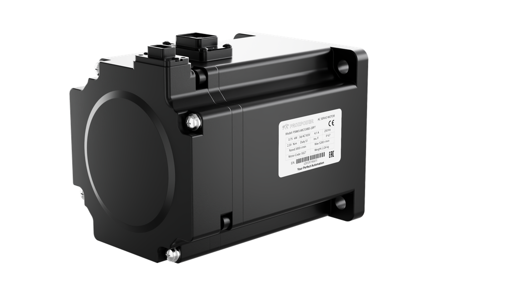 Серводвигатель Prompower PSM6S-80CM30B3-20P7, 750 Вт, 200В, 3000об/мин 17 бит.
