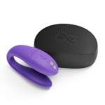 Фиолетовый вибромассажер 7,5см для пар We-Vibe Sync Go SNSY5SG4