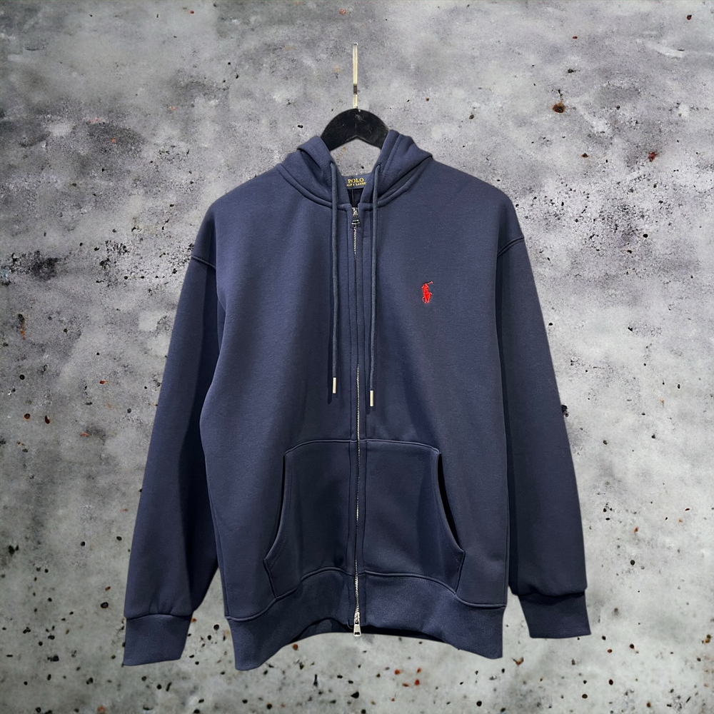 Худи Zip Ralph Lauren #3 • Темно-синий
