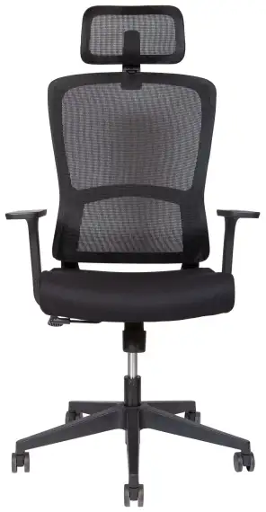Кресло офисное Light черная сетка черная ткань