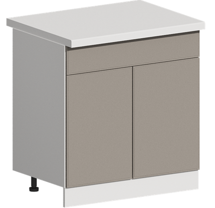 Кухня Модуль ШН1Я 800 Графит / Грей Софт