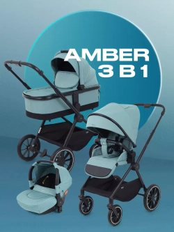 Коляска 3 в 1 MOWBaby Amber