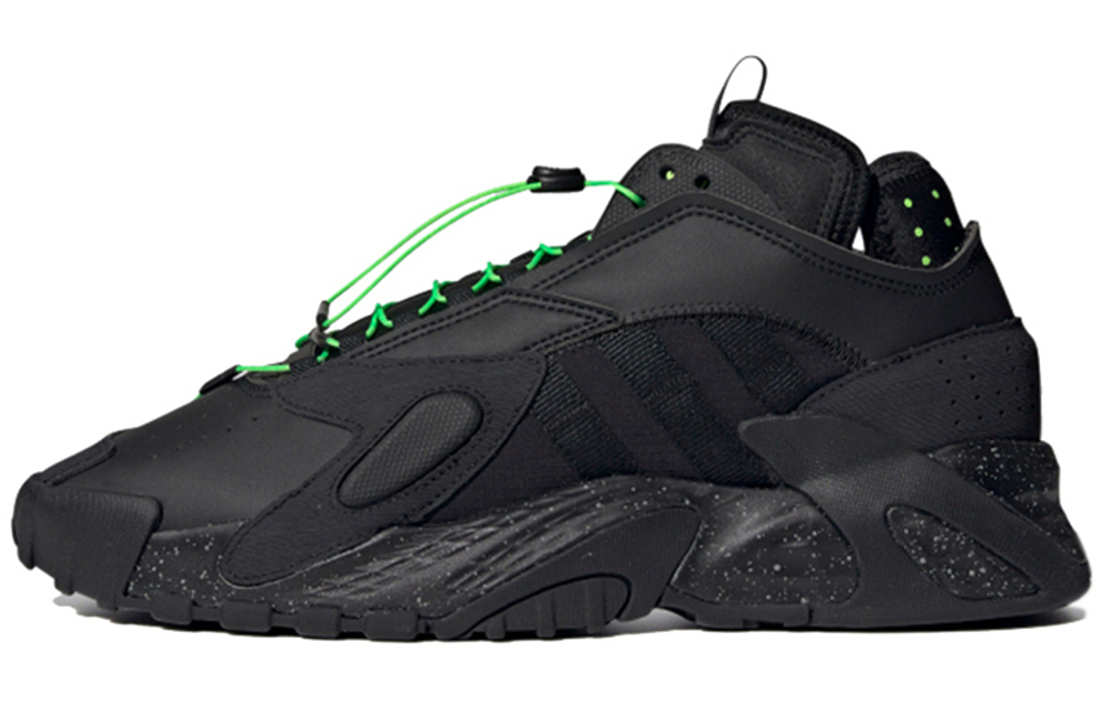 Кроссовки Adidas Originals Streetball 'Black Solar Green'