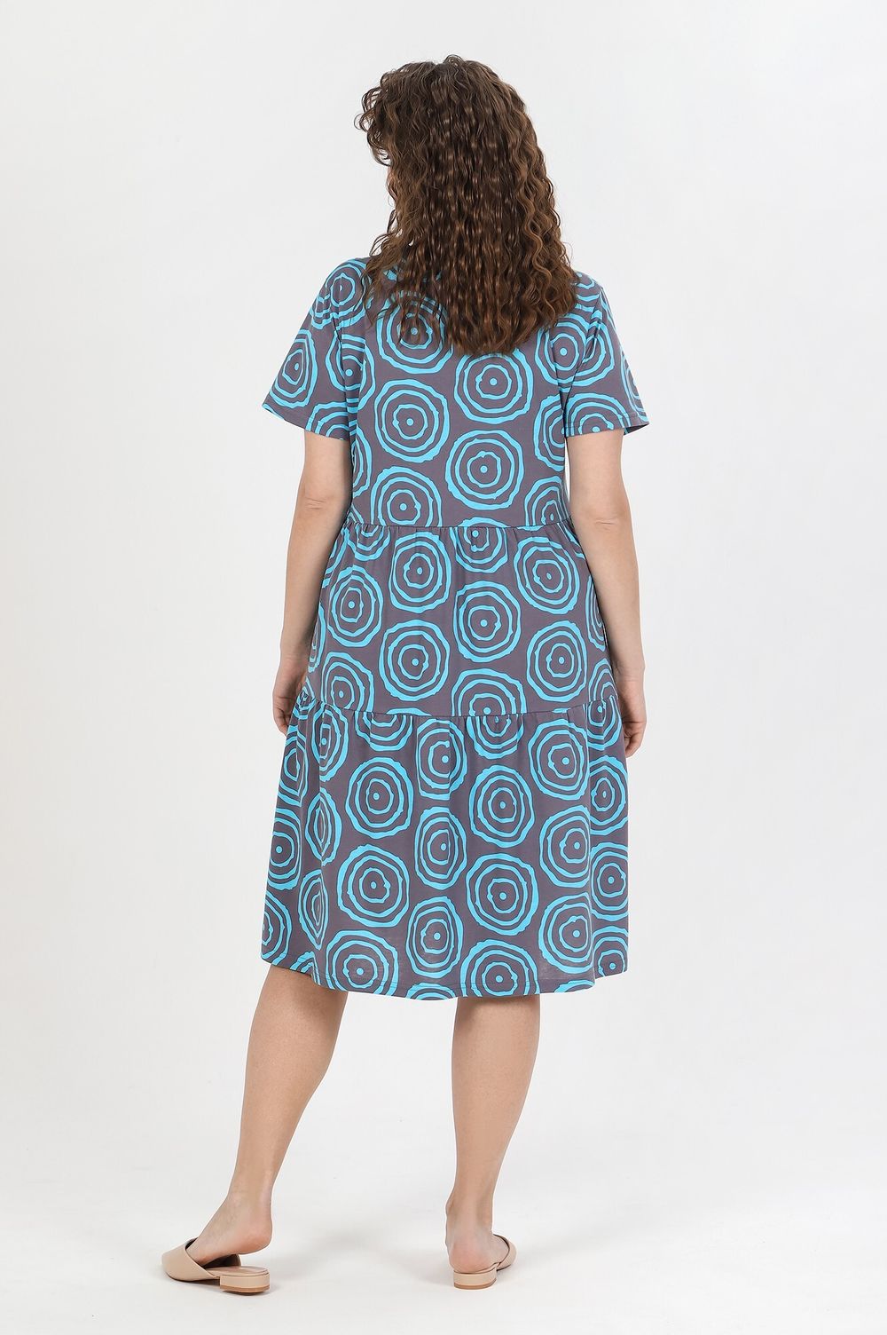 Платье Лабиринт-1 Виотекс СЕРЫЙ