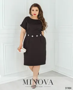 Платье 8611-черный Minova