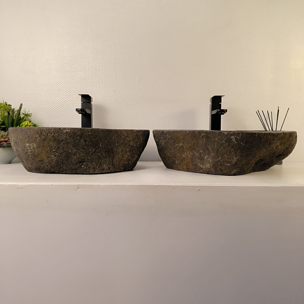 Раковина из речного камня ПАРА! RS-65233 53*42*15 0865