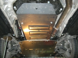 Защита КПП и РК (4 мм, алюминий) для BMW X5 2015-2018 (V = 3.0 AT), BMW X5 M50d 2016-2019 (V = 3.0TD AT), BMW X6 2015-2019 (V = 3.0 AT) Sheriff.03.2981