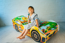 Кровать машина Бельмарко Пламя