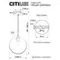 CL102630 Томми Хром+Дымч. Св-к Подвес