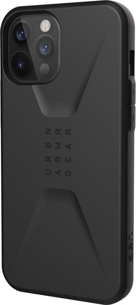Чехол-накладка UAG Civilian для Apple iPhone 12 Pro Max 6.7" черный (Black) 11236D114040