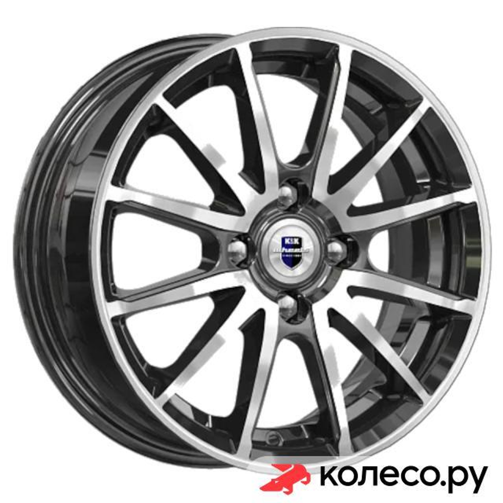 Квант (КС960) 5.5x14/4*100 D56.6 ET40 Алмаз-черный