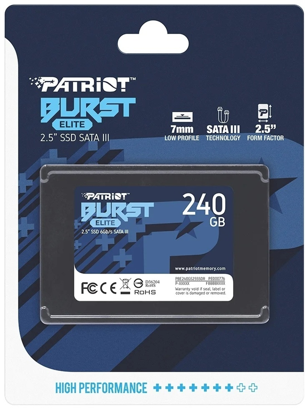 SSD Patriot PBE240GS25SSDR 240 ГБ