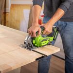 Циркулярная пила аккумуляторная Greenworks Арт. 1501607, 24 V, бесщеточная, 57 мм, без АКБ и ЗУ