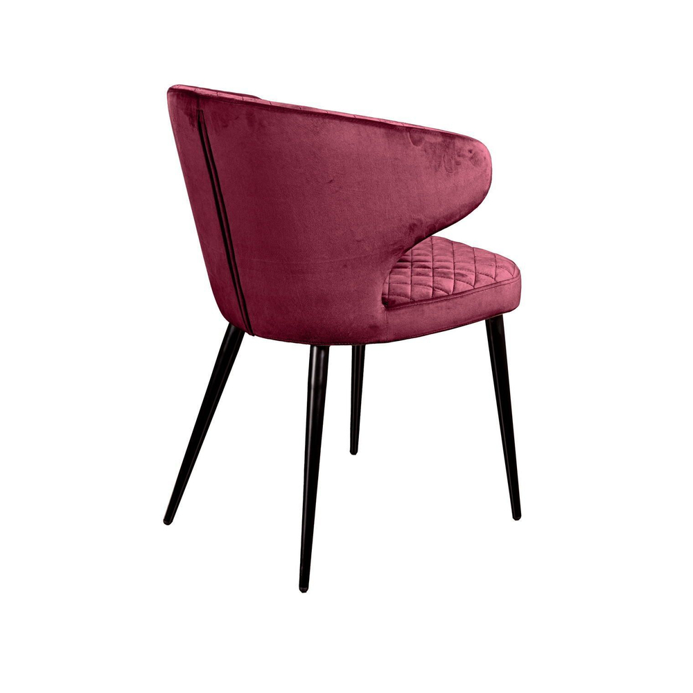 Стул Richard ромб, бархат винно-красный 16