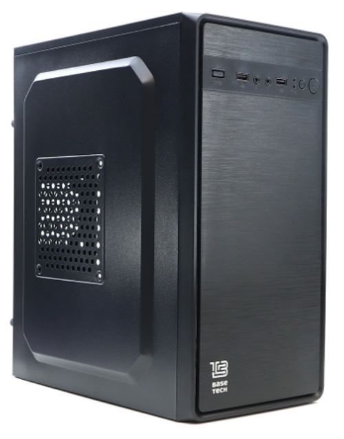 Корпус BaseTech M3401, БП:450W, mATX, чёрный, 2xUSB2