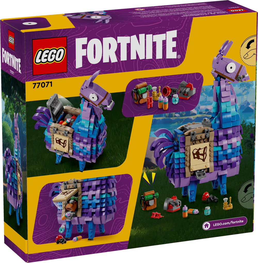 Конструктор Лего Фортнайт Поставка ламы 77071 | LEGO Fortnite Supply Llama | коллекционная модель 691 деталь 12+