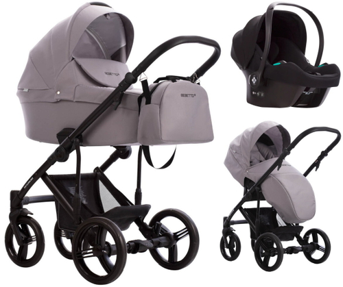 Детская коляска Bebetto Magnum Light 3 в 1 с автокреслом Avionaut Cosmo 02 св.серый
