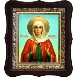 Василисса Коринфская Святая  мученица. Икона на холсте.