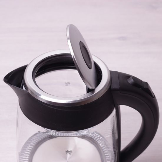 Чайник 1.8 л электрический с синей LED подсветкой Kamille KM 1704B