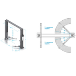 NORDBERG (N4120H1E-4B) Подъемник 2х стоечный 380В, г/п 4т, с верхней синхронизацией, H=4.0 м, с электростопорами