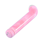 Розовый компактный стеклянный вибратор 12см для стимуляции G-точки BeYourLover Magic Cane VT500A-P