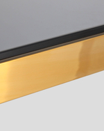 Журнальный столик 55*55 ГЭТСБИ золото стекло smoke