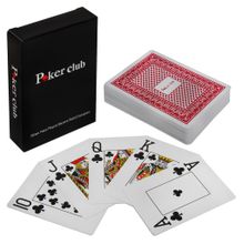 Карты игральные покерные Poker Club красная рубашка