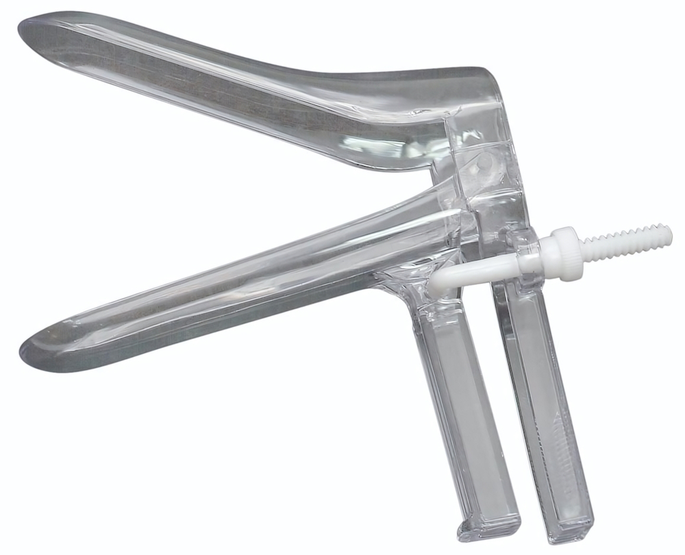 Гинекологическое зеркало-расширитель из пластика (Цвет: серебристый)